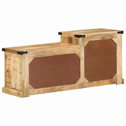 panchina con cassetto Marrone 110 x 35 x 50 cm Mango Grezzo | homemem39