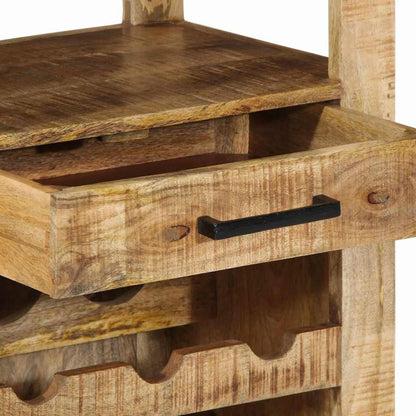 Carrello da Cucina Marrone 55 x 40 x 80 cm