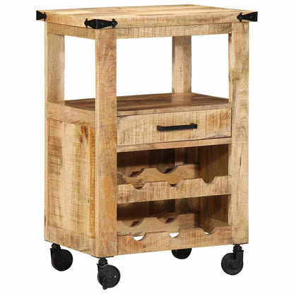 Carrello da Cucina Marrone 55 x 40 x 80 cm