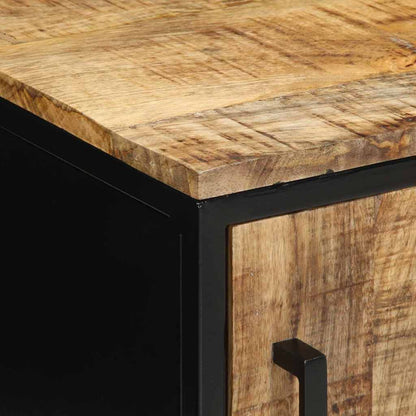 Armadio da Notte 2 pcs Marrone e Nero 30 x 30 x 40 cm