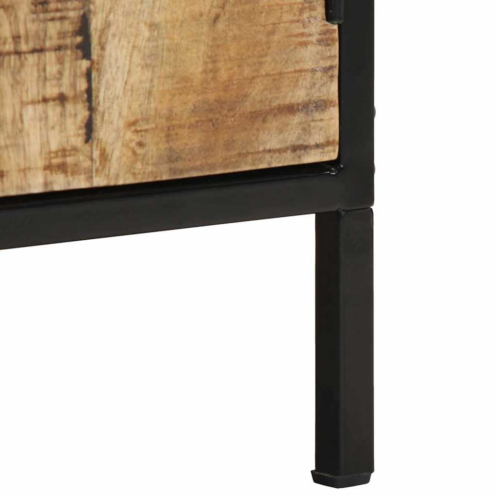 Armadio da Notte 2 pcs Marrone e Nero 30 x 30 x 40 cm