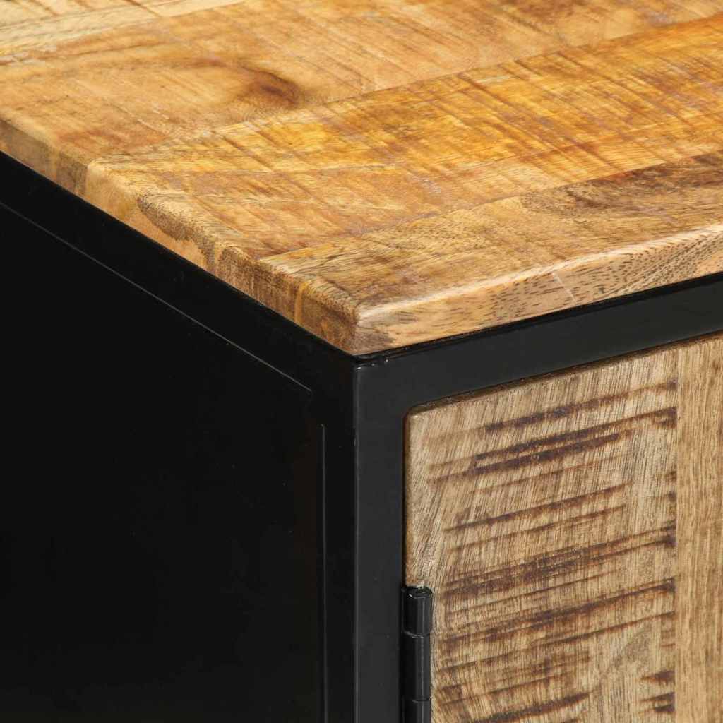 Armadio da Notte 2 pcs Marrone e Nero 50 x 30 x 45 cm