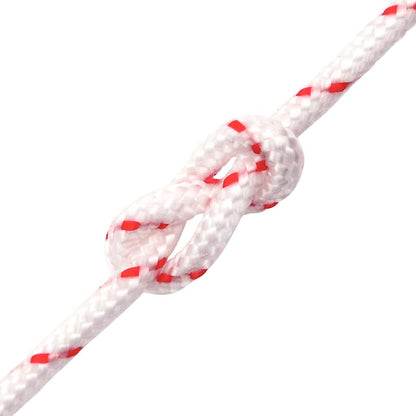 Fune di Avviamento a Strappo Bianco e Rosso Ø3 mm 10 m in Nylon