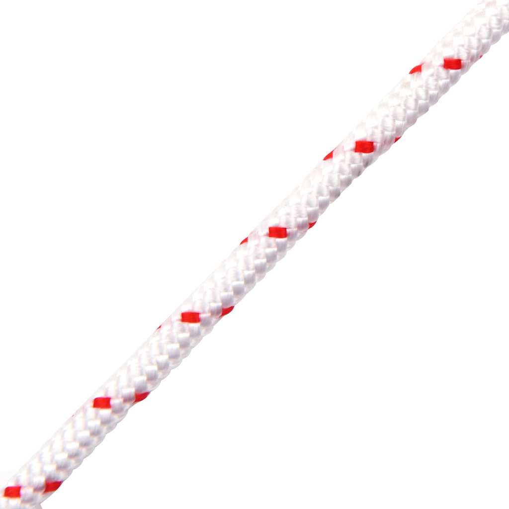 Fune di Avviamento a Strappo Bianco e Rosso Ø4 mm 10 m in Nylon