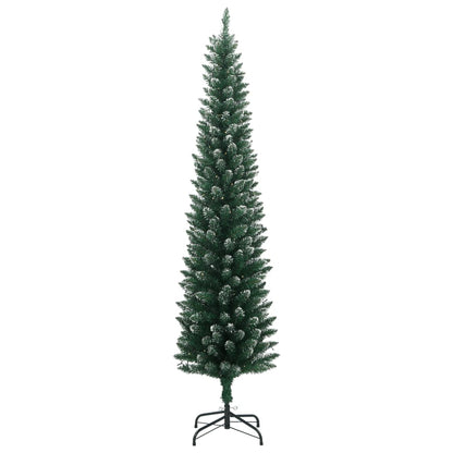 Albero di Natale Artificiale Sottile con 150 LED 150 cm
