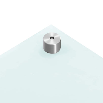 Paraschizzi per Cucina 2 pz Bianchi 70x50 cm in Vetro Temperato - homemem39