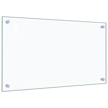 Paraschizzi per Cucina 2 pz Trasparente 70x40cm Vetro Temperato - homemem39