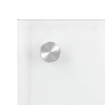 Paraschizzi per Cucina 2 pz Trasparente 70x40cm Vetro Temperato - homemem39