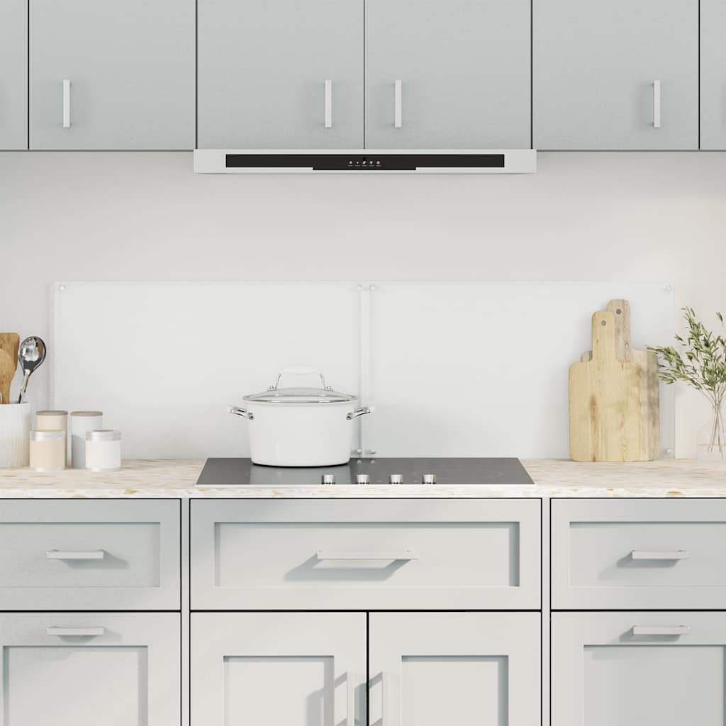 Paraschizzi per Cucina 2 pz Trasparente 70x40cm Vetro Temperato - homemem39