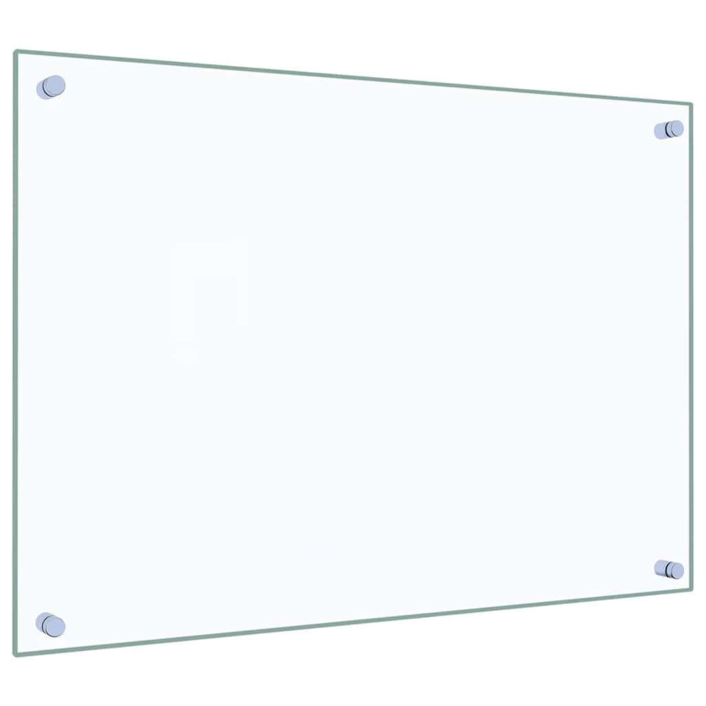 Paraschizzi per Cucina 2 pz Trasparente 70x50cm Vetro Temperato - homemem39