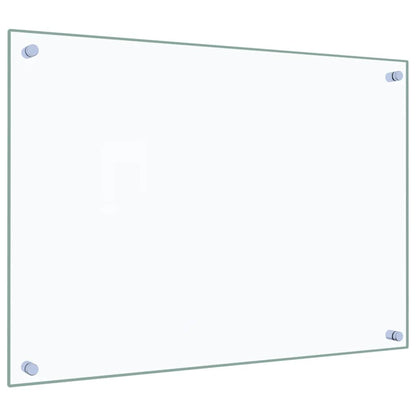 Paraschizzi per Cucina 2 pz Trasparente 70x50cm Vetro Temperato - homemem39