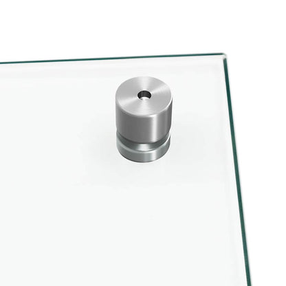 Paraschizzi per Cucina 2 pz Trasparente 70x50cm Vetro Temperato - homemem39