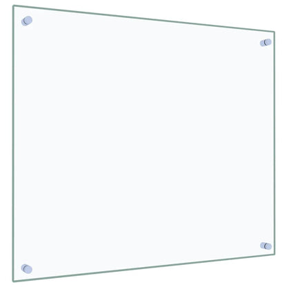 Paraschizzi per Cucina 2 pz Trasparente 70x60cm Vetro Temperato - homemem39