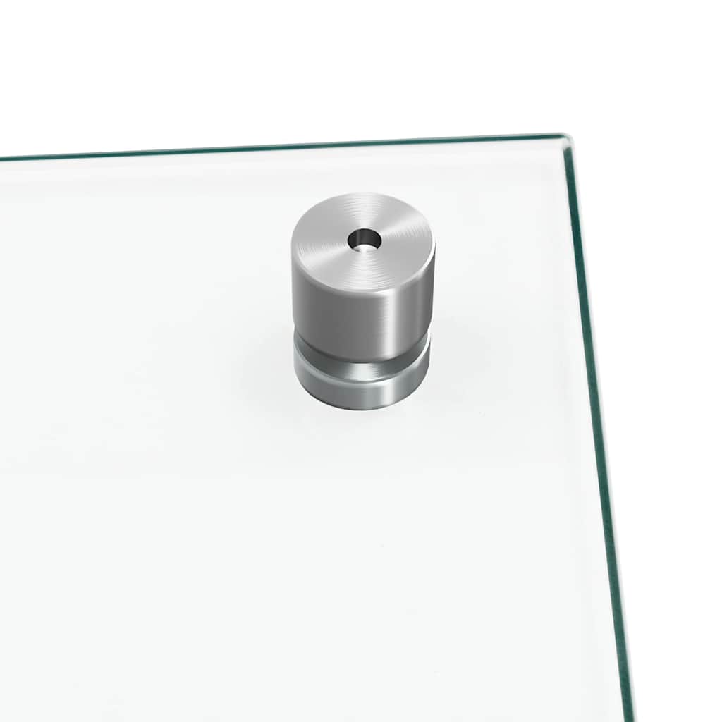 Paraschizzi per Cucina 2 pz Trasparente 70x60cm Vetro Temperato - homemem39