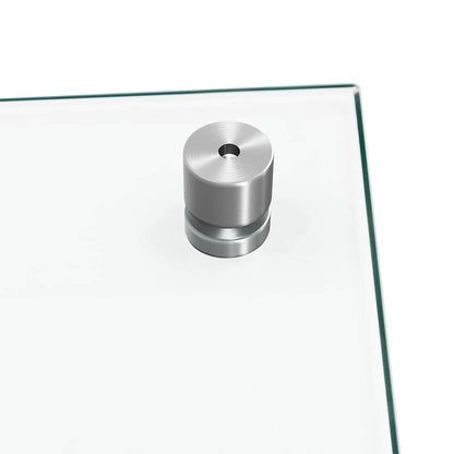 Paraschizzi per Cucina 2 pz Trasparente 70x60cm Vetro Temperato - homemem39