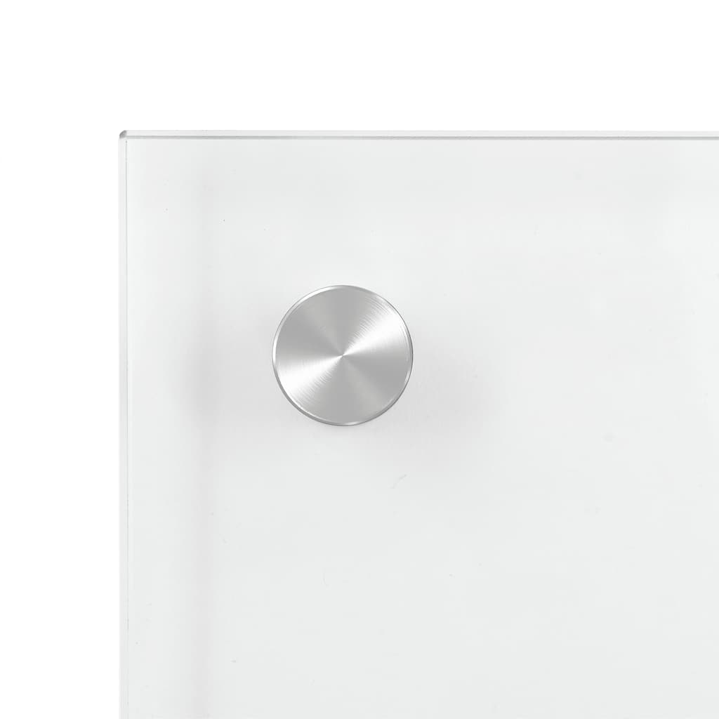 Paraschizzi per Cucina 2 pz Trasparente 70x60cm Vetro Temperato - homemem39