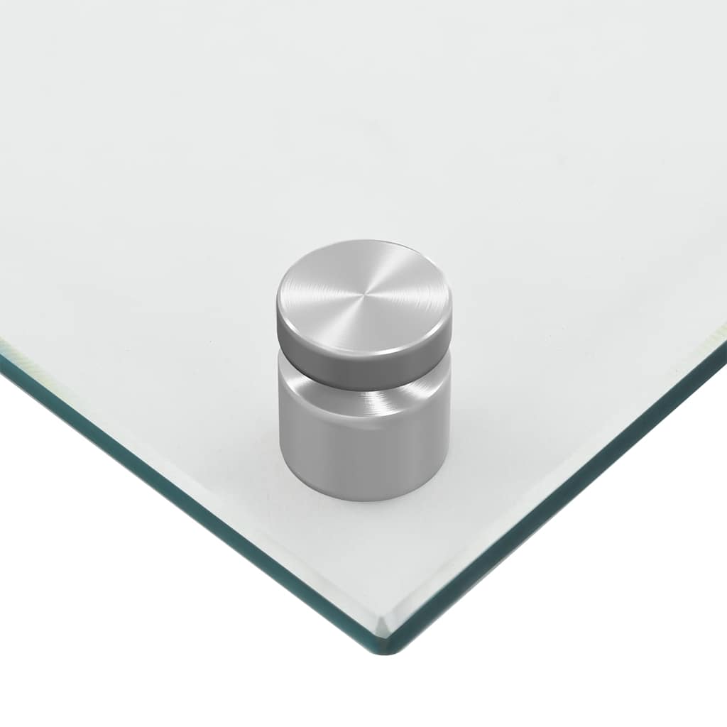 Paraschizzi per Cucina 2 pz Trasparente 70x60cm Vetro Temperato - homemem39