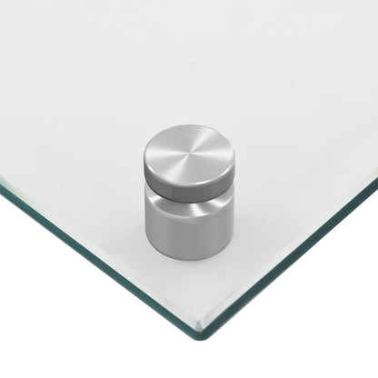 Paraschizzi per Cucina 2 pz Trasparente 70x60cm Vetro Temperato - homemem39