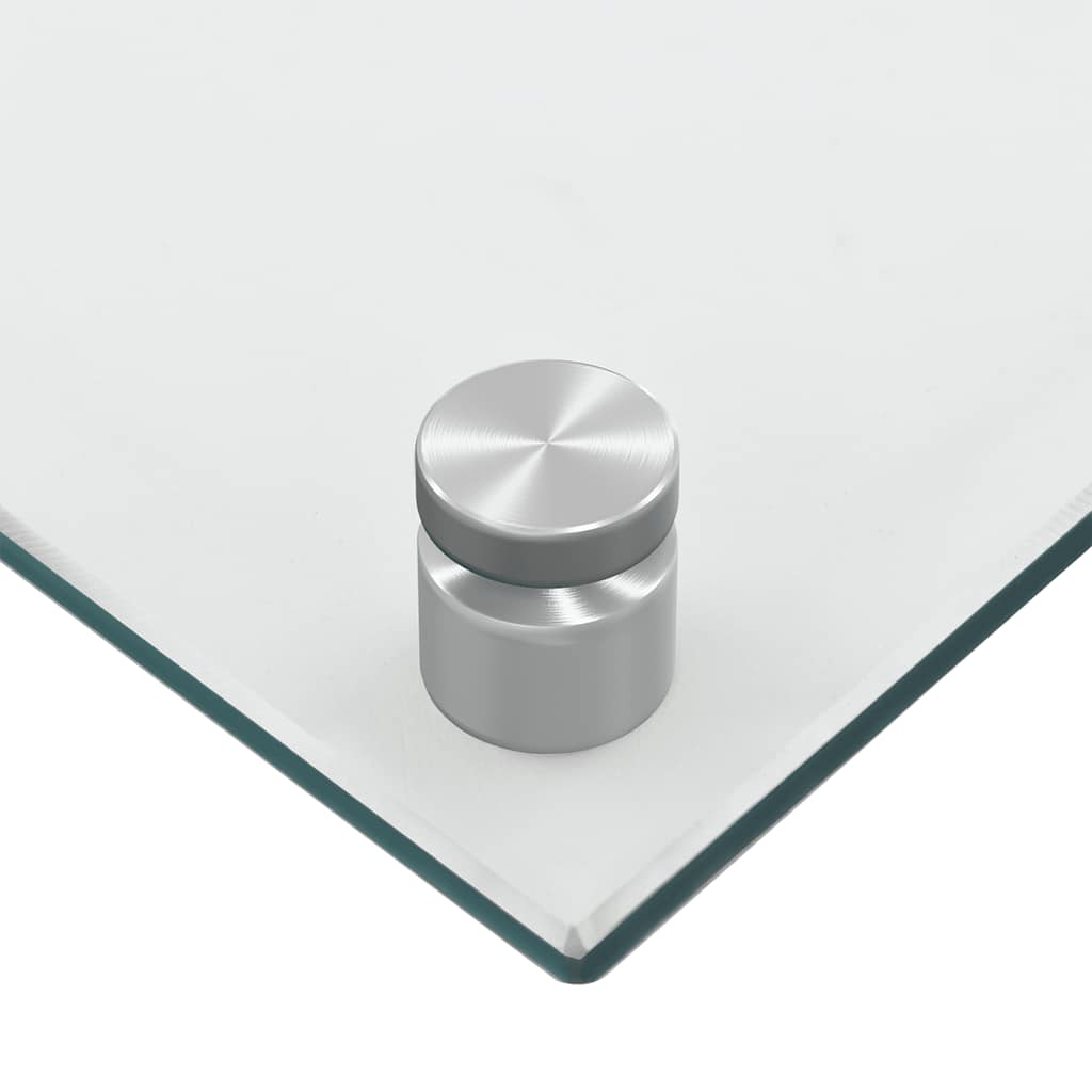 Paraschizzi per Cucina 2 pz Trasparente 80x40cm Vetro Temperato - homemem39