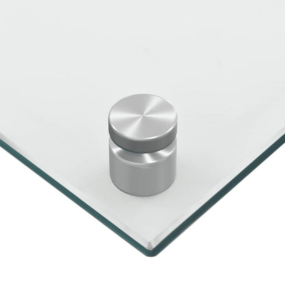 Paraschizzi per Cucina 2 pz Trasparente 80x40cm Vetro Temperato - homemem39