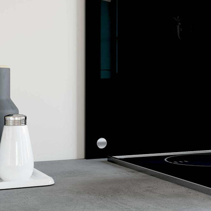 Paraschizzi per Cucina 2 pz Neri 70x50 cm in Vetro Temperato - homemem39