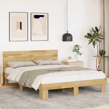 Struttura Letto con Testiera senza Materasso 140x200 cm