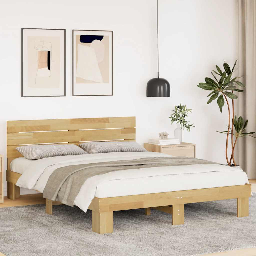 Struttura Letto con Testiera Senza Materasso 150x200 cm