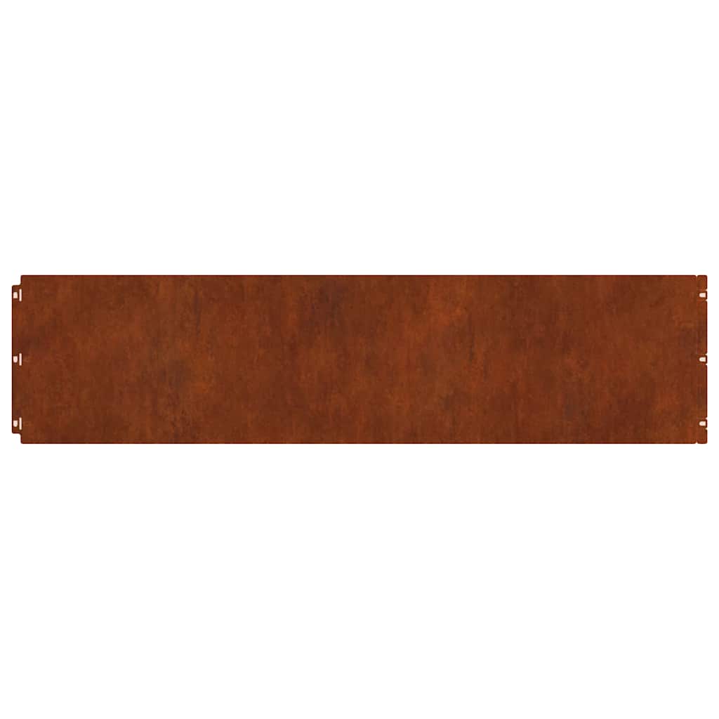 Bordure per Prato 20 pz 25x103 cm Flessibile Acciaio Corten | homemem39