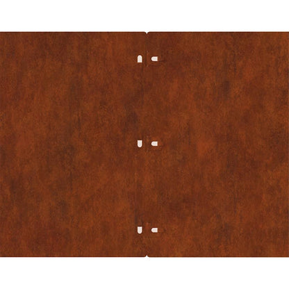 Bordure per Prato 20 pz 25x103 cm Flessibile Acciaio Corten | homemem39