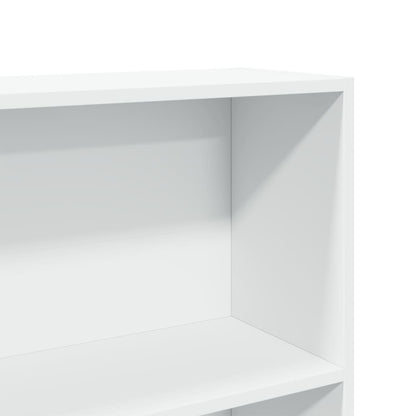 Libreria Bianca 80x30x189 cm in Legno Multistrato