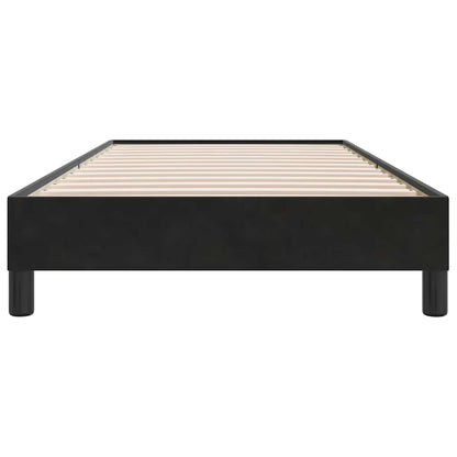 Giroletto a Molle senza Materasso Nero 80x210 cm Velluto | homemem39