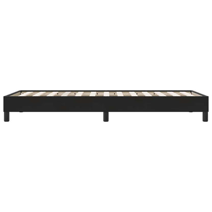 Giroletto a Molle senza Materasso Nero 90x210 cm in Velluto | homemem39