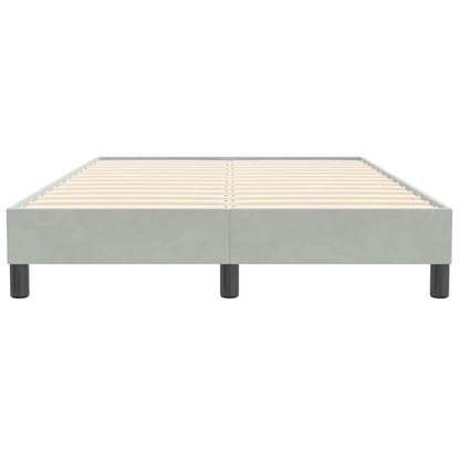 Giroletto Molle senza Materasso Grigio Chiaro 120x210cm Velluto | homemem39