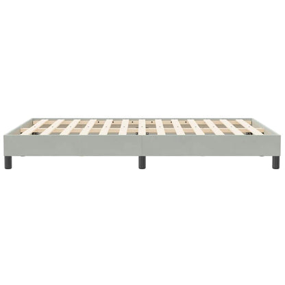 Giroletto Molle senza Materasso Grigio Chiaro 120x210cm Velluto | homemem39