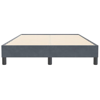 Giroletto Molle senza Materasso Grigio Scuro 120x210 cm Velluto | homemem39