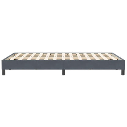 Giroletto Molle senza Materasso Grigio Scuro 120x210 cm Velluto | homemem39