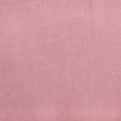 Giroletto a Molle senza Materasso Rosa 120x210 cm in Velluto