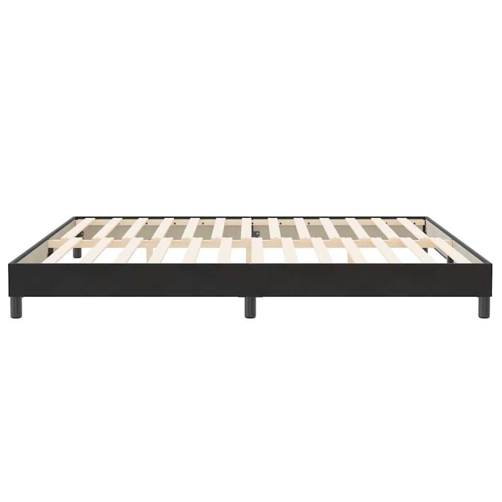 Letto a Molle senza Materasso Nero 200x210 cm in Velluto | homemem39