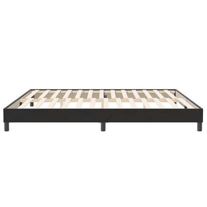Letto a Molle senza Materasso Nero 200x210 cm in Velluto | homemem39