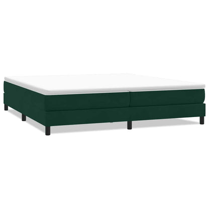 Letto a Molle senza Materasso in Velluto