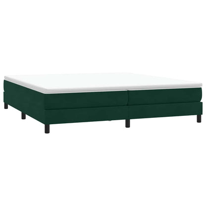 Letto a Molle senza Materasso in Velluto
