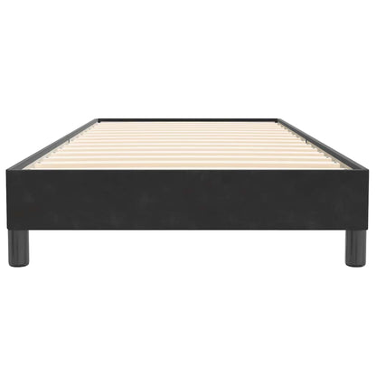 Letto a Molle senza Materasso Nero 90x220 cm in Velluto | homemem39