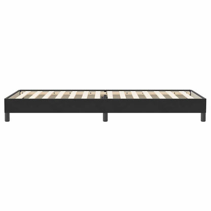 Letto a Molle senza Materasso Nero 90x220 cm in Velluto | homemem39
