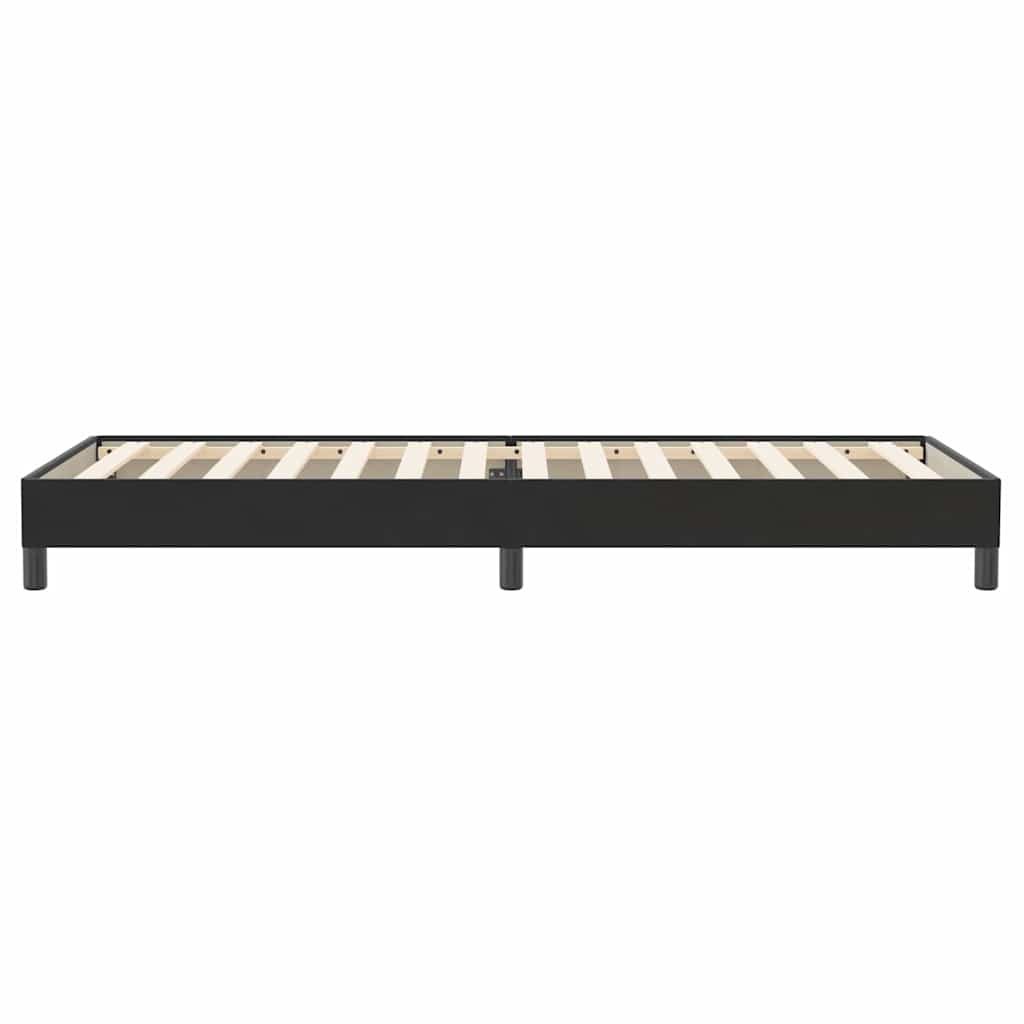 Letto a Molle senza Materasso Nero 100x220 cm in Velluto | homemem39