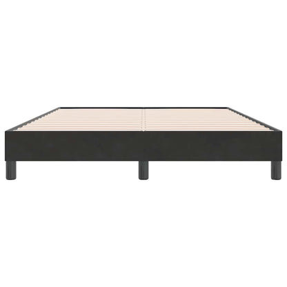 Letto a Molle senza Materasso Nero 140x220 cm in Velluto | homemem39
