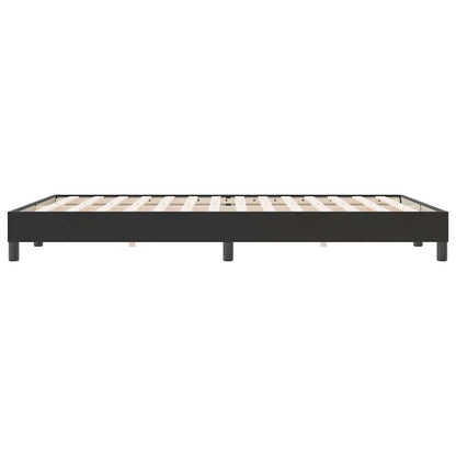 Letto a Molle senza Materasso Nero 140x220 cm in Velluto | homemem39