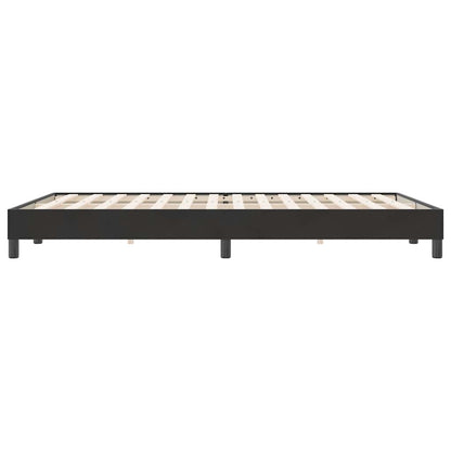 Letto a Molle senza Materasso Nero 160x220 cm in Velluto | homemem39