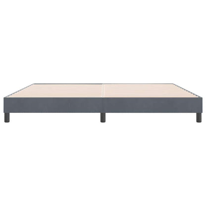 Letto a Molle senza Materasso in Velluto