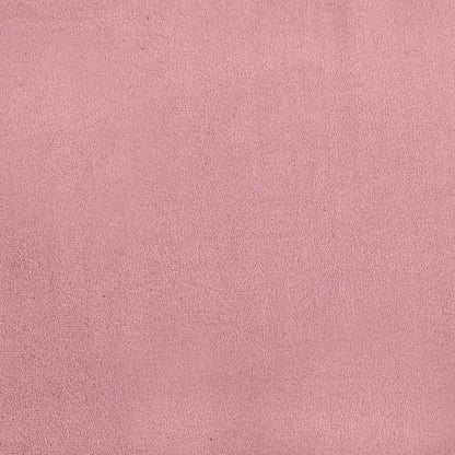 Letto a Molle senza Materasso Rosa 180x220 cm in Velluto