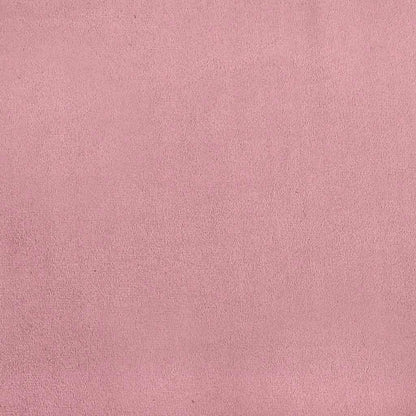 Giroletto a Molle con Materasso Rosa 90x210 cm Velluto | homemem39